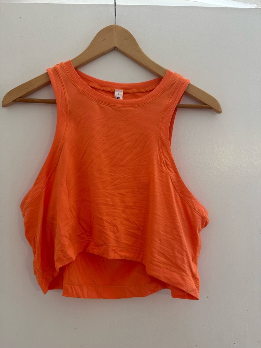 lululemon athletica Orange Cropped Tank